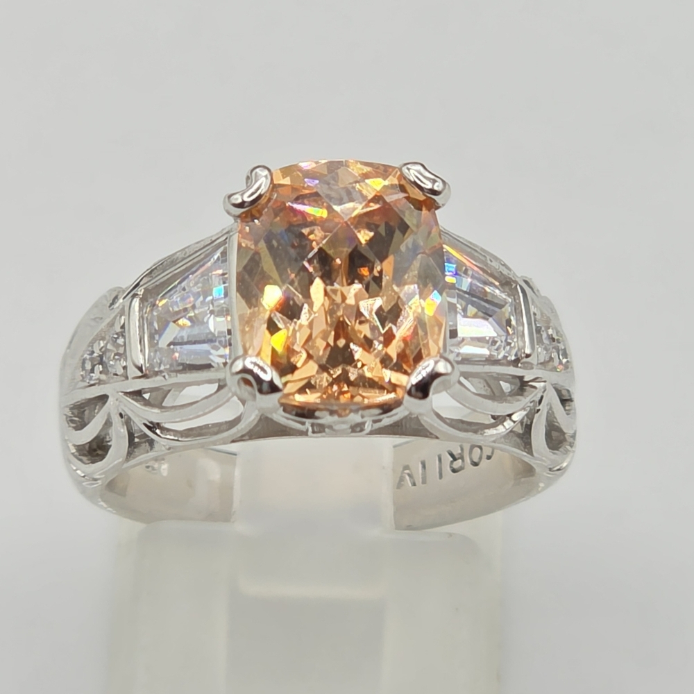 NWOT Tacori Peach Tourmaline Ring